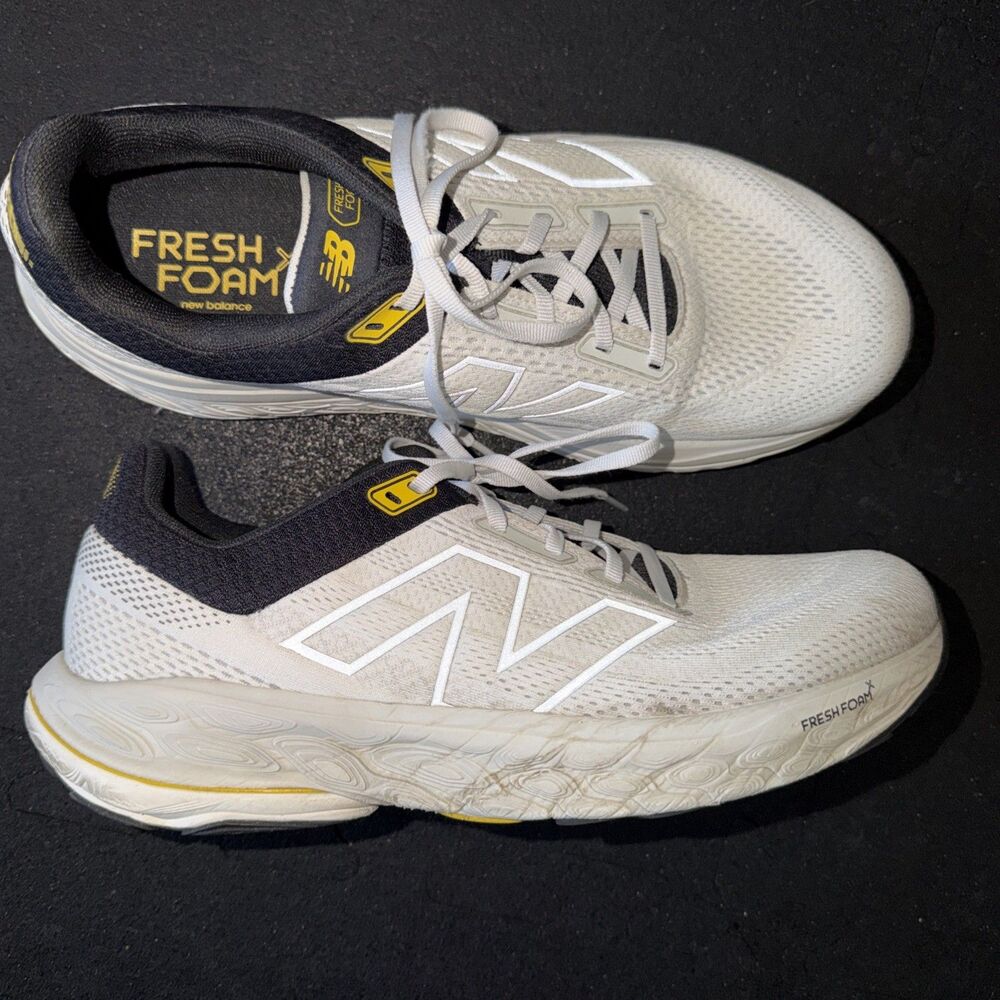 Size 12 Men’s NEW BALANCE Fresh Foam X 860v14 Grey Matter Ginger Lemon